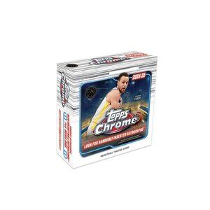 2024-25 Topps NBA Chrome Basketball Trading Card Mega Box Stephen Curry